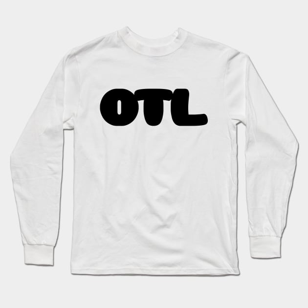 OTL Emoticon ~ Korean Slang Long Sleeve T-Shirt by tinybiscuits